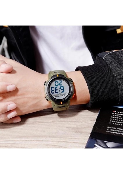 Yeşil Kutu Skmeı Çok Fonksiyonlu Dijital Spor Izle Erkekler 2 Zaman Kronometre Çalar Saat Erkek 100 M Su Geçirmez Kol Saatleri Erkek Reloj Hombre (Yurt Dışından) modelleri