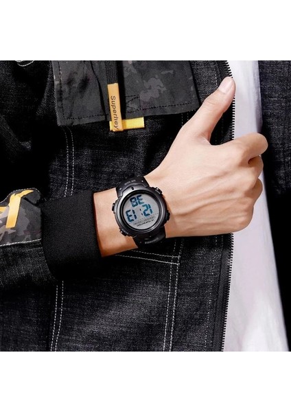 Yeşil Kutu Skmeı Çok Fonksiyonlu Dijital Spor Izle Erkekler 2 Zaman Kronometre Çalar Saat Erkek 100 M Su Geçirmez Kol Saatleri Erkek Reloj Hombre (Yurt Dışından) fırsatları