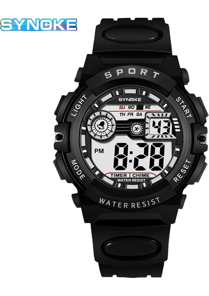Sarı Marka Siyah Dijital Saat Erkekler Kadınlar Için Spor Su Geçirmez Açık Kronograf El Saati Piyade Şok Öğrenci Kol Saati (Yurt Dışından) fiyatları