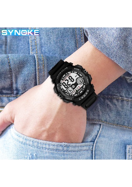 Sarı Marka Siyah Dijital Saat Erkekler Kadınlar Için Spor Su Geçirmez Açık Kronograf El Saati Piyade Şok Öğrenci Kol Saati (Yurt Dışından) fırsatları