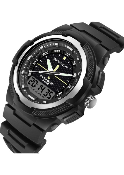 Siyah Gül Altın Sanda Yeni Elektronik Saat Çift Ekranlı Erkek Saati Açık Hava Spor Aydınlık Su Geçirmez Çok Fonksiyonlu Izle Lüks Saat (Yurt Dışından) fiyatları