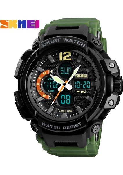 Siyah Skmeı Erkekler Askeri Spor Izle 1343 Yeni 50 M Su Geçirmez Ordu Izle Dayanıklı Şok LED Kuvars Dijital Saat Relogios Masculino (Yurt Dışından) fiyatları
