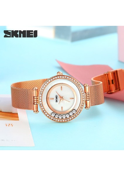 Pembe Skmeı Kadın Bilezik Izle Mujer Altın Relojes Küçük Kadran Kuvars Eğlence Izle Popüler Kol Saati Saat Kadın Bayan Saatler (Yurt Dışından) indirimleri