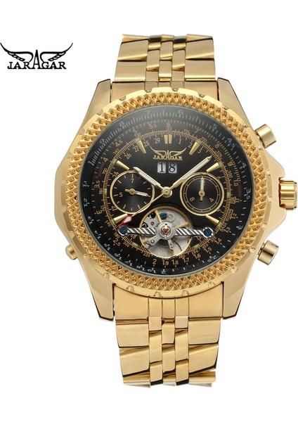 Siyah Altın Forsınıng Erkekler Için Üst Marka Mekanik Saat Otomatik Çelik Kayış Erkek Saatler Lüks 2022 Reloj Hombre Kol Saatleri (Yurt Dışından)