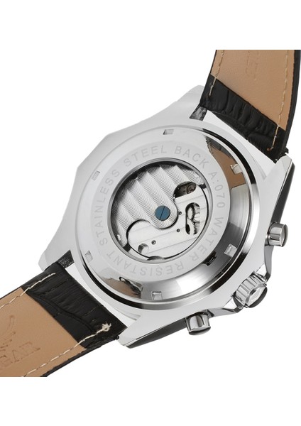 Siyah Altın Forsınıng Erkekler Için Üst Marka Mekanik Saat Otomatik Çelik Kayış Erkek Saatler Lüks 2022 Reloj Hombre Kol Saatleri (Yurt Dışından) modelleri