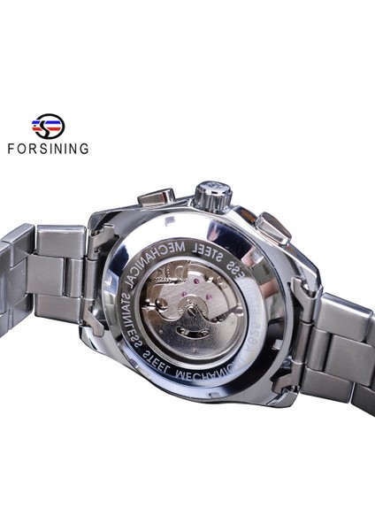 S899-1 Kutu Yok Forsining Iş Tarzı Otomatik Izle Erkekler Siyah Kadran Mekanik Kol Saati Takvim Luminou Işaretçiler ile Brezilya'ya Ücretsiz Gemi (Yurt Dışından)