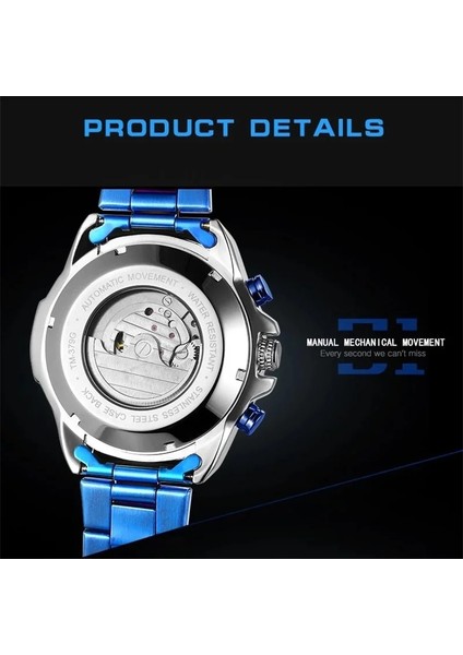Gümüş Forsining Izle Erkekler Için Moda Paslanmaz Çelik Kasa Tourbillon Otomatik Machanical Adam Saatler Erkek Kol Saati (Yurt Dışından) indirimleri
