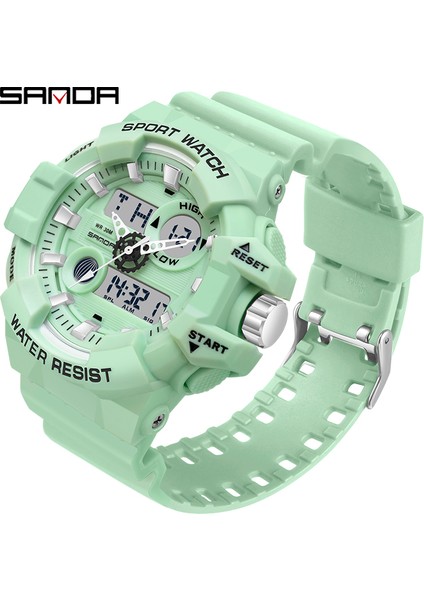 Pembe Sanda Marka Erkekler Dijital Saat Askeri Spor Saatler Moda Su Geçirmez Elektronik Kol Saati Erkek Relogio Masculino (Yurt Dışından)