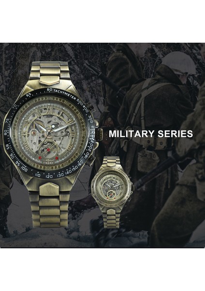 Bronz T-Wınner Marka Klasik Otomatik Sarma Erkek Saati Su Geçirmez Aydınlık Kazanan Erkekler Mekanik Saatler Reloj Mujer (Yurt Dışından) fiyatları