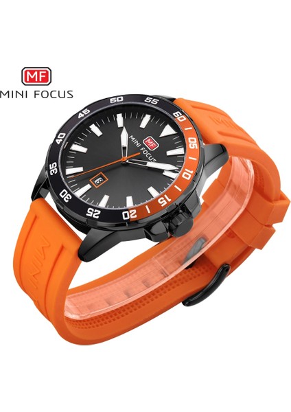 Mını Focus Lüks Marka Erkek Saatleri Su Geçirmez Kuvars Moda Spor Kol Saati Relogio Masculino Reloj Hombre Silikon Kayış ile Siyah Saat (Yurt Dışından) indirimleri