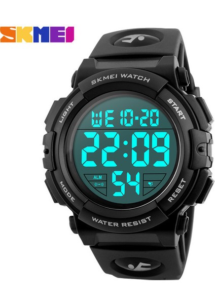 Siyah Saat Skmeı Dijital Erkek Izle Açık Spor Çok Fonksiyonlu Kronograf Elektronik Erkek Saat Su Geçirmez Kol Saati Relogio Masculino (Yurt Dışından)