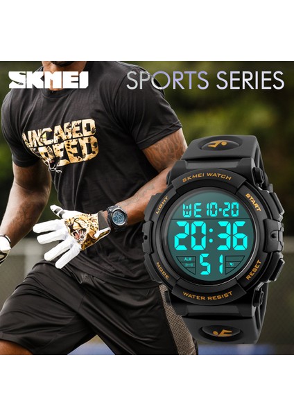 Siyah Saat Skmeı Dijital Erkek Izle Açık Spor Çok Fonksiyonlu Kronograf Elektronik Erkek Saat Su Geçirmez Kol Saati Relogio Masculino (Yurt Dışından) fiyatları