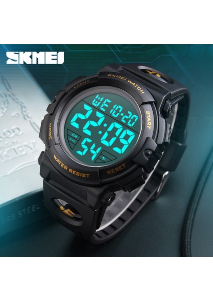 Siyah Saat Skmeı Dijital Erkek Izle Açık Spor Çok Fonksiyonlu Kronograf Elektronik Erkek Saat Su Geçirmez Kol Saati Relogio Masculino (Yurt Dışından) modelleri