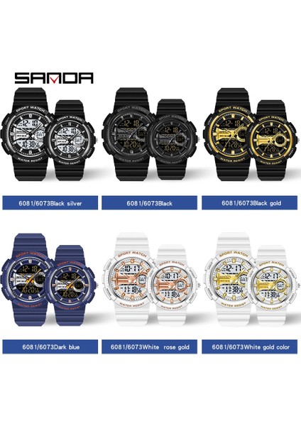 Erkekler Siyah Sanda Yeni Spor Dijital Saat Erkekler Büyük Kadran Çok Fonksiyonlu LED Işık 50 M Su Geçirmez Kol Saati Erkekler Için Relogio Masculino (Yurt Dışından)
