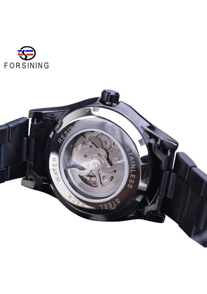 GMT1110-1 Forsining Gümüş Ejderha Iskeleti Otomatik Mekanik Erkek Kol Saati Tam Paslanmaz Çelik Kayış Saat Su Geçirmez Erkek Saatleri (Yurt Dışından) indirimleri