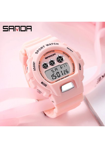 Siyah Sanda Moda Spor Izle Kadın Üst Markalar Lüks LED Dijital Saat Bayanlar Elektronik Saat Reloj Mujer Relogio Feminino 2018 (Yurt Dışından) fırsatları