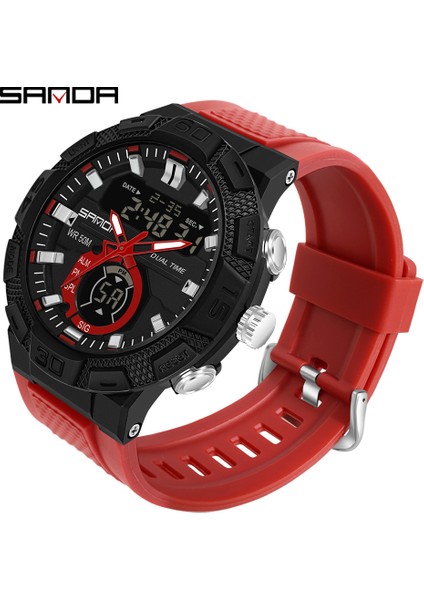 Siyah Sanda Adam Izle Suya Dayanıklı Saatler Dijital Çocuk Kol Saati Lüks Orijinal Tüketici Elektroniği Dijital Saat Kronograf (Yurt Dışından) indirimleri