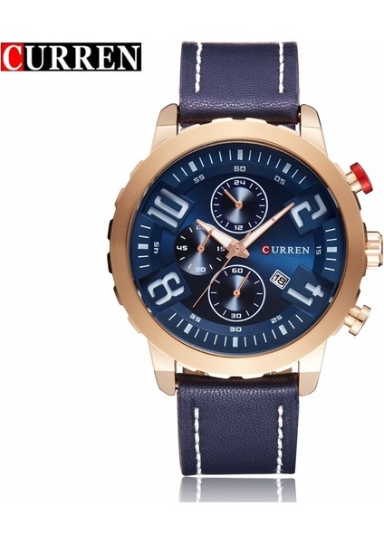 Kahve Curren Spor Kuvars Altın Saatler Erkek Deri Izle Kadın Kol Saati Erkekler Kol Saatleri Relogio Masculino Montre Homme (Yurt Dışından) fiyatları