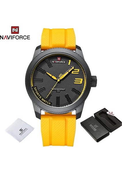 Byy-Box 2022 Navıforce Su Geçirmez Spor Askeri Quartz Saat Erkekler Için Erkek Saatler Lüks Marka Silikon Kayış Saatler Relogio Masculino (Yurt Dışından)
