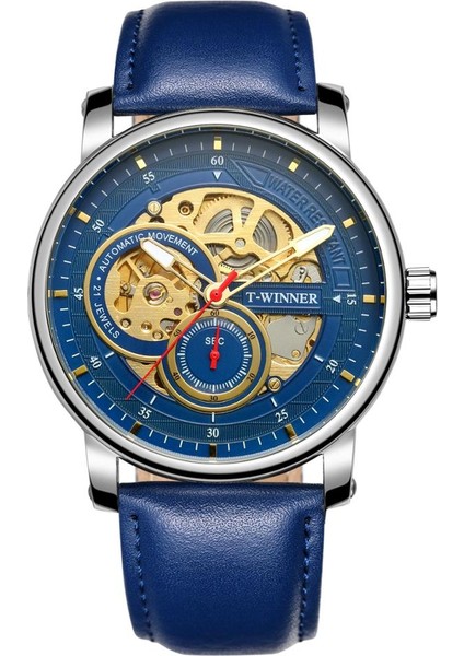 WRG8196-7 Kutusu ile Üst Marka Lüks Iş Erkek Öz Rüzgar Kol Saati Adam Mekanik Saatler Otomatik Izle Erkek Saat Kazanan Relogio Masculino (Yurt Dışından) indirimleri