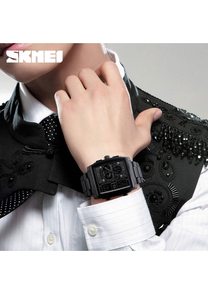 Siyah Skmeı Askeri Spor Izle Erkekler Üst Marka Lüks Su Geçirmez Elektronik Dijital Bilek Saatler Erkekler Için Erkek Saat Relogio Masculino (Yurt Dışından) fırsatları