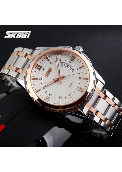 Mavi Saatler Erkekler Lüks Marka Kuvars Izle Erkekler Tam Çelik Kol Saatleri Casual Saat Relogio Masculino Reloj Hombre Kuvars-Izle Skmei (Yurt Dışından)