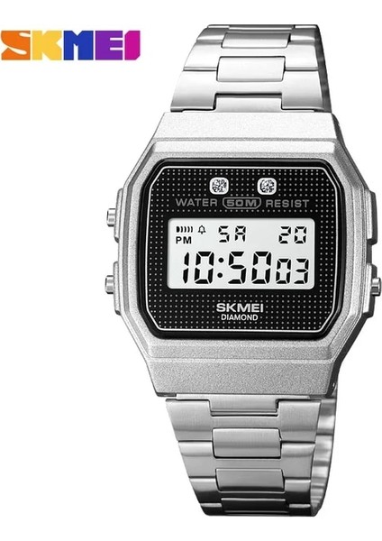 Çelik 3 Skmeı Moda 5bar Su Geçirmez Dijital Kol Saati Askeri Kronograf Tarih Hafta Spor Saatler Erkekler Için Çalar Saat Reloj Hombre (Yurt Dışından)