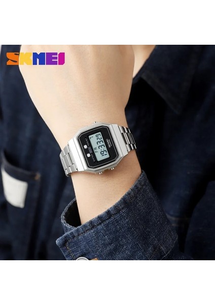Çelik 3 Skmeı Moda 5bar Su Geçirmez Dijital Kol Saati Askeri Kronograf Tarih Hafta Spor Saatler Erkekler Için Çalar Saat Reloj Hombre (Yurt Dışından)