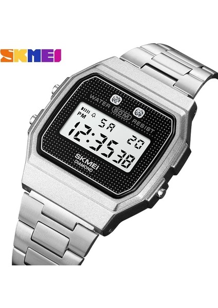 Çelik 3 Skmeı Moda 5bar Su Geçirmez Dijital Kol Saati Askeri Kronograf Tarih Hafta Spor Saatler Erkekler Için Çalar Saat Reloj Hombre (Yurt Dışından)
