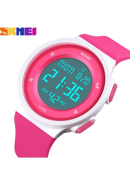 Mavi Kadın Saatler Su Geçirmez LED Dijital Bayanlar Spor Izle Kadın Çok Fonksiyonlu Erkek Kız Kol Saati Montre Femme Skmeı 2018 (Yurt Dışından) fiyatları