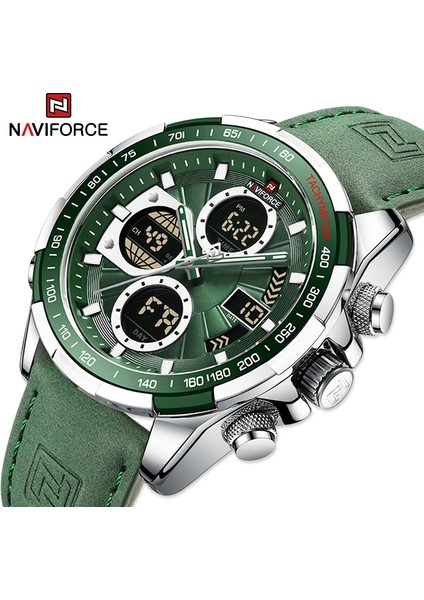 Ssgn-Box Yeni Navıforce Moda Askeri Saatler Erkekler Için Lüks Orijinal Spor Kronograf Izle Su Geçirmez Kuvars Kol Saati Saat Hediye (Yurt Dışından)