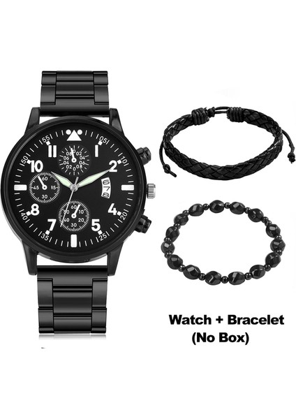 TZ029N Quartz Saat Erkekler Için Moda Iş Erkek Lüks Bilezik Seti Erkek Arkadaşı Için Hediye Kahverengi Deri Erkek Kol Saati Reloj Hombre (Yurt Dışından)