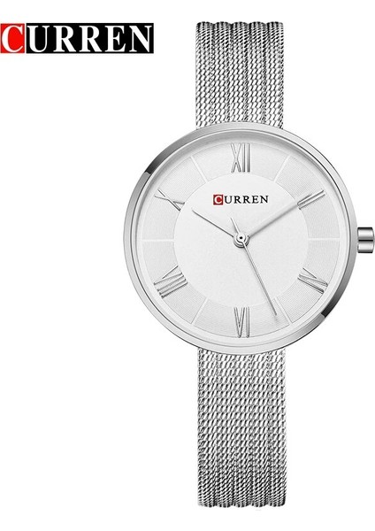 Altın Beyaz Curren Marka Lüks Kadın Bilezik Saatler Casual Bayan Elbise Kuvars Saat Tam Çelik Kadın Izle Montre Femme Reloj Mujer (Yurt Dışından) modelleri