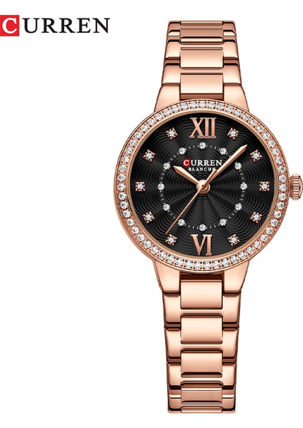 Gül Altın Kutusu Curren Kuvars Kadın Izle Su Geçirmez Lüks Marka Izle Kadınlar Için Zarif Bayanlar Bilezik Izle Saat Kadın Kızlar Kol Saatleri (Yurt Dışından) modelleri