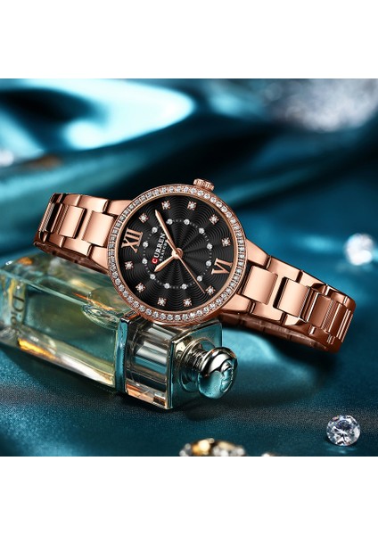 Gül Altın Kutusu Curren Kuvars Kadın Izle Su Geçirmez Lüks Marka Izle Kadınlar Için Zarif Bayanlar Bilezik Izle Saat Kadın Kızlar Kol Saatleri (Yurt Dışından) fırsatları