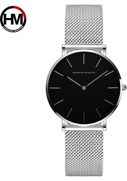 HM-CB36-4 Hannah Martin Lüks Izle Kadın Bilezik Saatler Üst Marka Bayanlar Casual Kuvars Izle Çelik Kadın Kol Saati Montre Femme (Yurt Dışından)