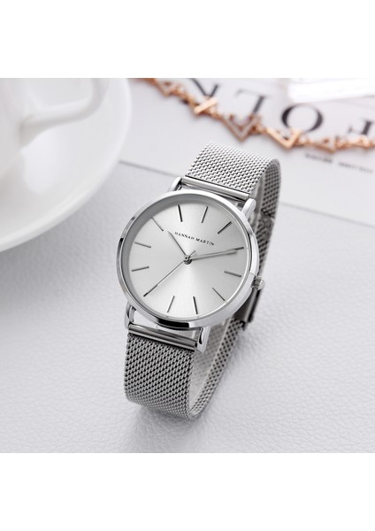 HM-CB36-4 Hannah Martin Lüks Izle Kadın Bilezik Saatler Üst Marka Bayanlar Casual Kuvars Izle Çelik Kadın Kol Saati Montre Femme (Yurt Dışından)