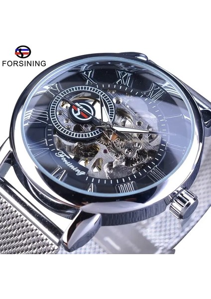 GMT1040-6 Kazanan Ince Kasa Tam Altın Tasarım Retro Ajur Saat Örgü Bant Erkek Mekanik Saatler Üst Marka Lüks Işıltılı Eller (Yurt Dışından)