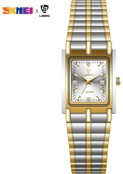Kadınlar Gold2 2022 Lüks Altın Çelik Bilezik Kol Saatleri Kadın Erkek Saat Altın Kuvars Izle Erkekler Kadınlar Için Saatler Relogio Masculino L1018 (Yurt Dışından)