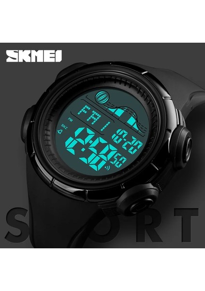 Siyah Skmeı Erkek Açık Askeri Spor Saatler Erkekler Çalar Saat Geri Sayım 5bar Su Geçirmez Dijital Saat Relogio Masculino 1379 (Yurt Dışından) fırsatları