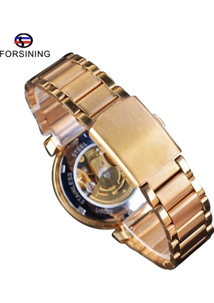 GMT1035-3 Forsining Mavi Okyanus Orta Doğu Lüks Tasarım Altın Paslanmaz Çelik Erkek Saatler Top Marka Lüks Otomatik Bilek Saati Saat (Yurt Dışından) fırsatları