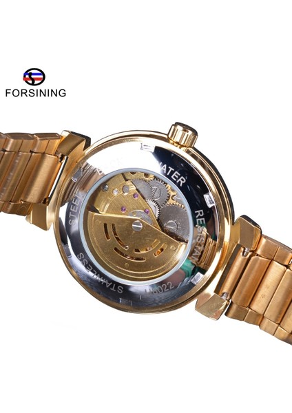 GMT1035-3 Forsining Mavi Okyanus Orta Doğu Lüks Tasarım Altın Paslanmaz Çelik Erkek Saatler Top Marka Lüks Otomatik Bilek Saati Saat (Yurt Dışından) indirimleri