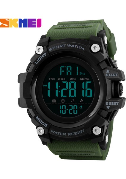 Ordu Yeşil Izle Skmeı Üst Marka Açık Spor Akıllı Saat Erkekler Çok Fonksiyonlu Spor Saatler 5bar Su Geçirmez Dijital Saat Reloj Hombre 1227/1384 (Yurt Dışından)