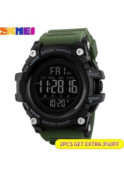 Ordu Yeşil Izle Skmeı Üst Marka Açık Spor Akıllı Saat Erkekler Çok Fonksiyonlu Spor Saatler 5bar Su Geçirmez Dijital Saat Reloj Hombre 1227/1384 (Yurt Dışından)