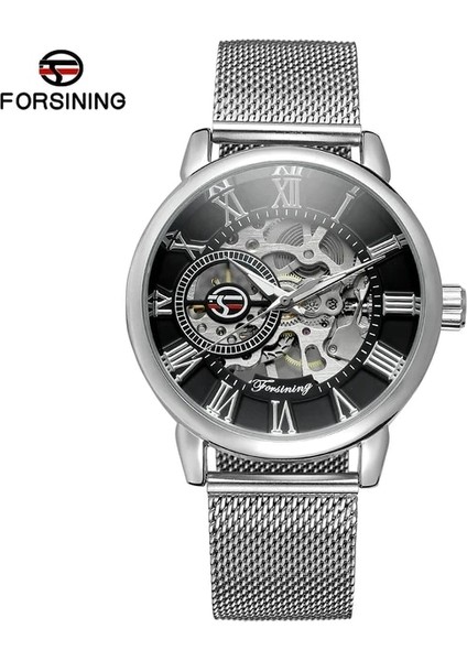 M4S2 Forsining Lüks Izle Adam Mekanik Kol Saatleri Erkekler Için Clockwork El Saati Mekanik Koca Saatler Reloj (Yurt Dışından)