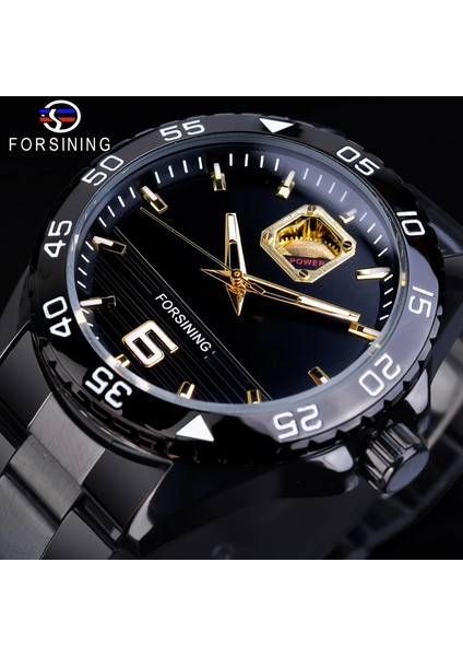 GMT1172-7 Forsining Yeni Varış Otomatik Mekanik Erkek Saatler Yaratıcı Kadran Paslanmaz Çelik Su Geçirmez Lumionus El Moda Adam Saat (Yurt Dışından) modelleri