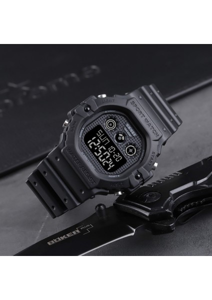 Siyah Skmeı Spor Saat Erkekler LED Dijital Izle Erkek Kol Saatleri 2 Zaman Geri Sayım Alarm Chrono Saatler Erkek Saat Relogio Masculino (Yurt Dışından) fiyatları