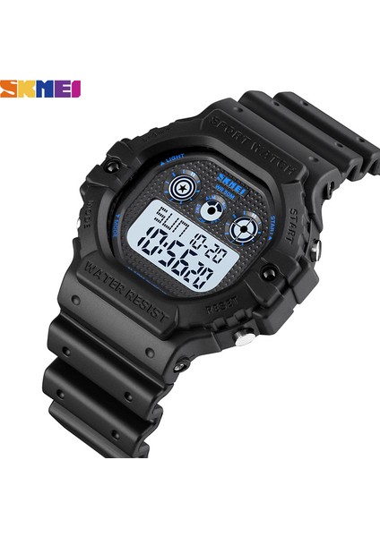 Siyah Skmeı Spor Saat Erkekler LED Dijital Izle Erkek Kol Saatleri 2 Zaman Geri Sayım Alarm Chrono Saatler Erkek Saat Relogio Masculino (Yurt Dışından) fırsatları