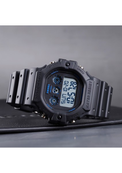 Siyah Skmeı Spor Saat Erkekler LED Dijital Izle Erkek Kol Saatleri 2 Zaman Geri Sayım Alarm Chrono Saatler Erkek Saat Relogio Masculino (Yurt Dışından) indirimleri