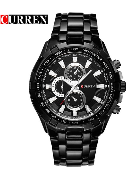 13A Curren Yepyeni Erkek Izle Lüks Spor Kuvars-Izle 30 M Su Geçirmez Saatler Erkek Tam Paslanmaz Çelik Erkek Kol Saatleri Relojes (Yurt Dışından)